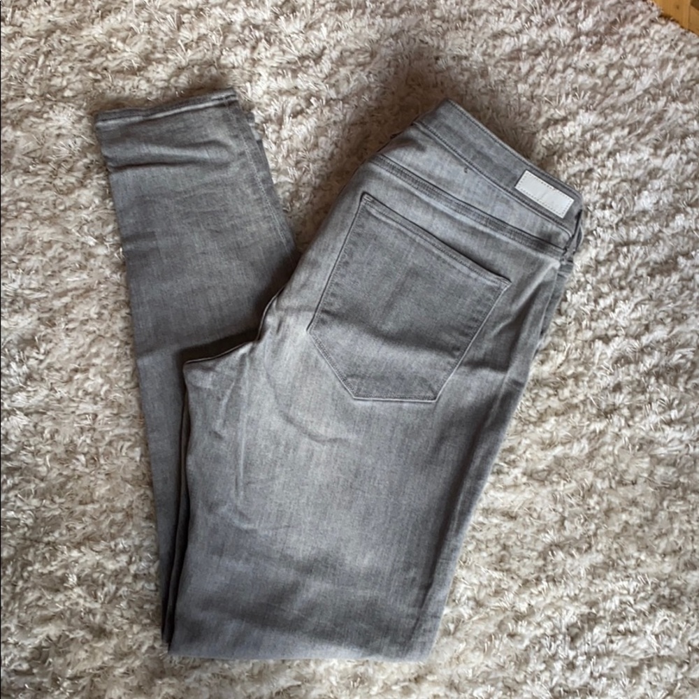 Grey Abercrombie Skinny Jeans
